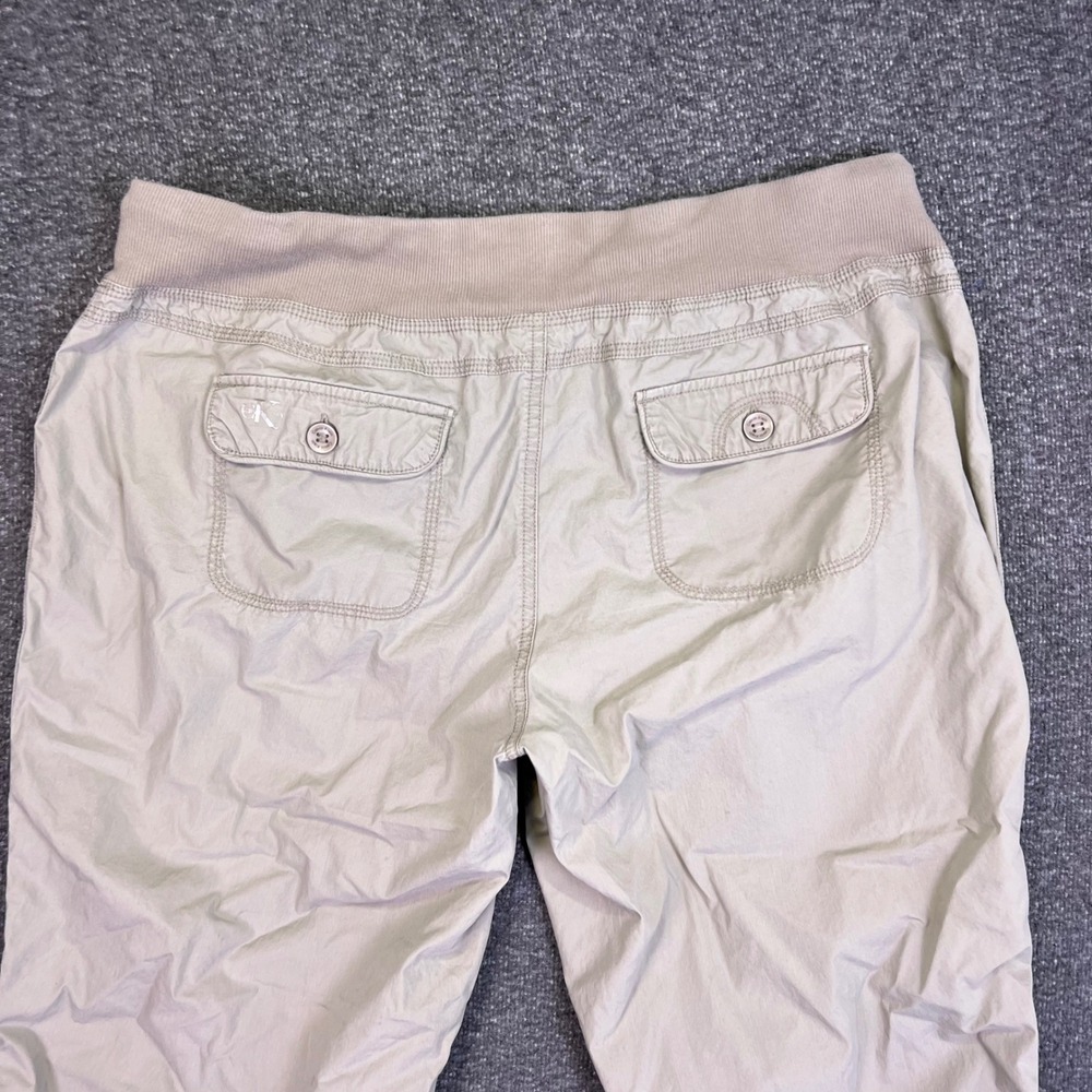 Calvin Klein Capri Pants Womens 2XL Khaki Tan Utility Casual Hiking Crops 38x21 - Picture 12 of 12